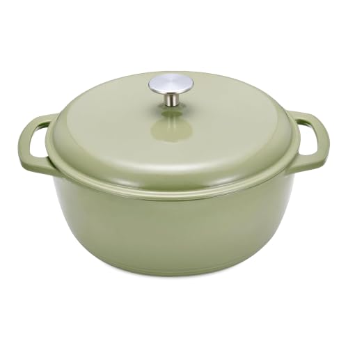 Amazon Basics Cazuela Redonda de Hierro Fundido 
