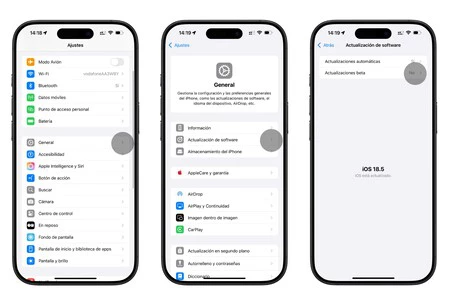 Actualizar Beta