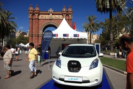 Nissan LEAF en EXPOelectric