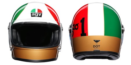 AGV rinde tributo a Giacomo Agostini con estos preciosos cascos modernos de corte retro