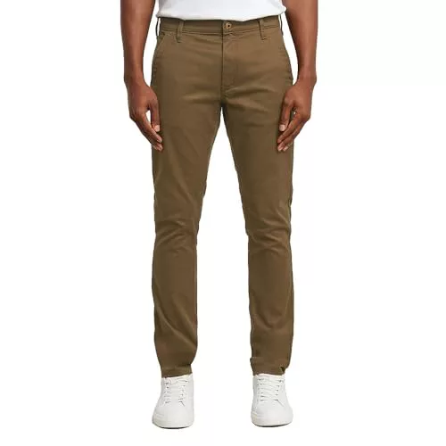 G-STAR Pantalones Skinny Chino 3.0, Marrón Desert Palm D25179-c105-9186, 34W / 32L Hombre