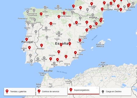 Tesla Supercargadores