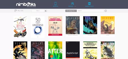 Nimbooks te permite organizar todos tus eBooks, cómics y revistas en la nube 