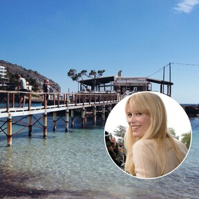 El refugio de Claudia Schiffer en Mallorca en lo alto de un acantilado es también una de las playas más bonitas del Mediterráneo 