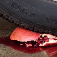 Nueve cosas que nos gusta ver (y oír) cómo son destrozadas por la rueda de un coche