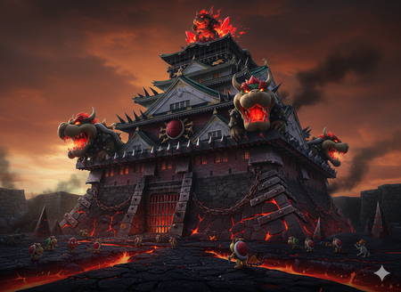 Castillo De Osaka Bowser