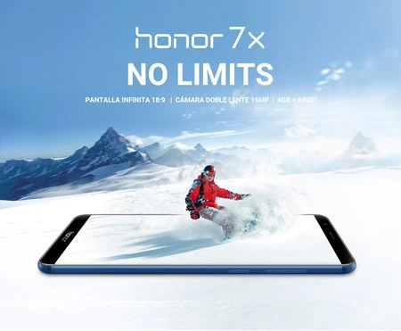 Huawei Honor 7X, en versión global, por sólo 160 euros y envío gratis