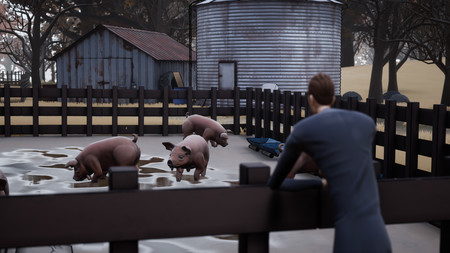 En este juego escondes cuerpos para la mafia dándoselos de comer a tus cerdos. Ahora has decidido que no volverás a hacerlo