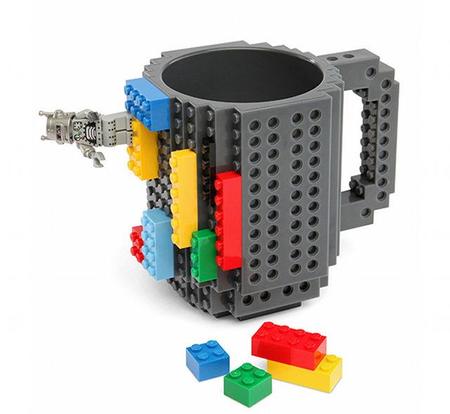 Taza de Lego para desayunar y jugar con bloques