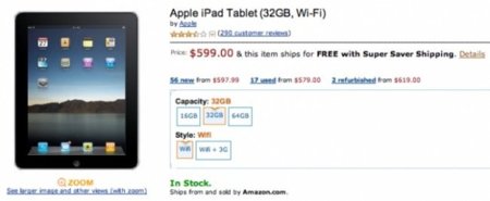 Amazon vende iPad a mismo precio Apple
