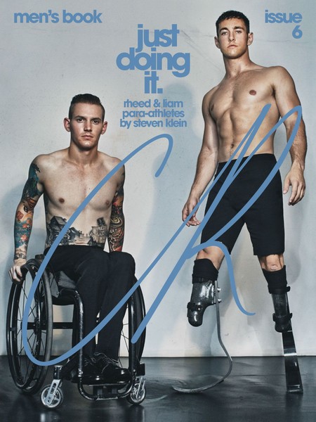 Los atletas paralímpicos Rheed McCracken y Liam Malone imponen en la portada del CR Fashion Book