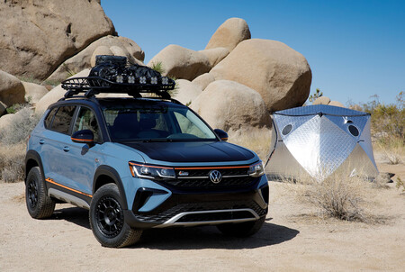 El Volkswagen Taos Basecamp Concept se viste de todoterreno como adelanto a futuros accesorios