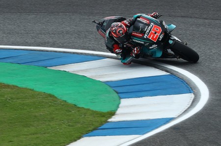 Fabio Quartararo vuela en Motegi para quitarle el mejor tiempo del día a Maverick Viñales