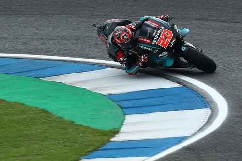 Fabio Quartararo vuela en Motegi para quitarle el mejor tiempo del día a Maverick Viñales
