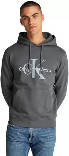 Calvin Klein Hombre Hoodie Seasonal Monologo Regular con Capucha