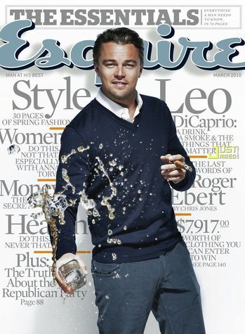Leonardo DiCaprio en la portada de Esquire