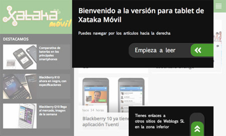 Xataka Móvil estrena versión para tablets