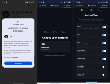 Instalación de OpenClaw en Android