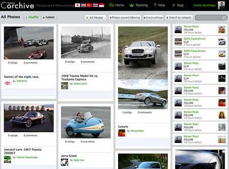 Toyota Carchive: el Pinterest de los coches