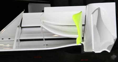 El ala delantera del BGP 001