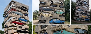 Un Renault 5, un Fiat 124 y decenas de clásicos acabaron atrapados para siempre en 'Long Term Parking': el aparcamiento de hormigón más surrealista del mundo