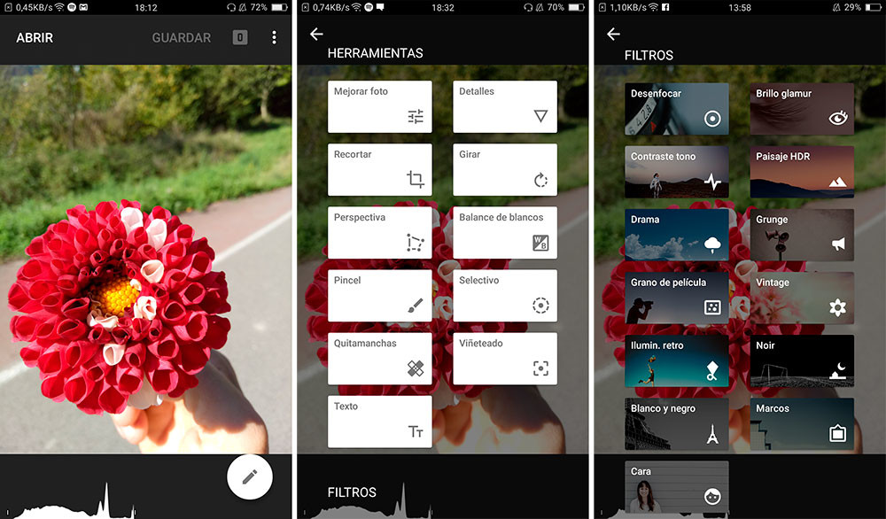 ¿Cuál es el editor de fotos para Android más completo?
