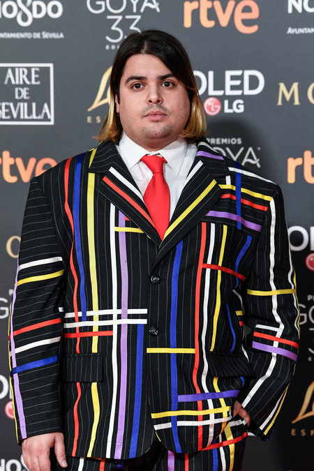 Brays Efe pone la nota de color la alfombra roja de los Premios Goya 2019