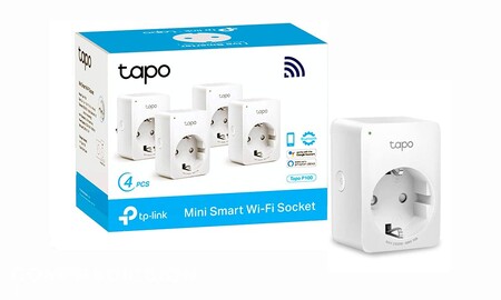 El pack de 4 enchufes inteligentes TP-Link Tapo P100 está a precio mínimo en Amazon con 11 euros de descuento