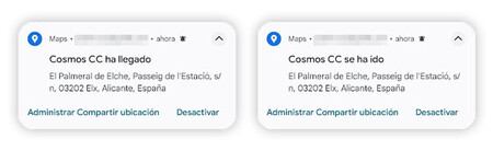 Google Maps Compartir Ubicación Notificación