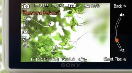 Se desvelan los menús de la nueva EVIL de Sony