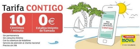 Vuelve la tarifa Contigo de Eroski: sin establecimiento, cuotas ni permanencia