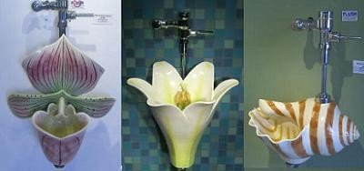 Urinarios florales