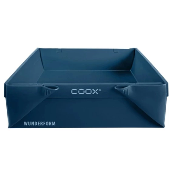 COOX Molde cuadrado para hornear de silicona plegable
