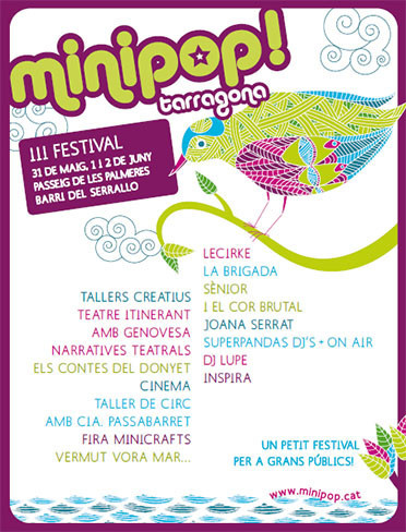 Llega el III Festival Minipop de Tarragona