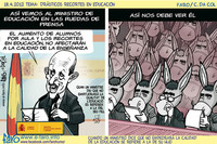 El Ministro de Educación asevera que la calidad de la educación no se verá afectada por los recortes‏ 