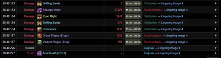 World Of Warcraft Log