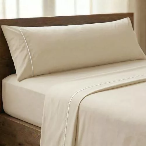 VOUCLER Flow – Juego de Sabanas 135 x 190cm – 100% Algodón de Percal