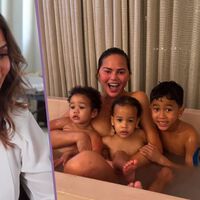Chrissy Teigen publica una foto desnuda en la bañera con sus tres hijos y le llueven miles de críticas: es "extraña" e "inapropiada"