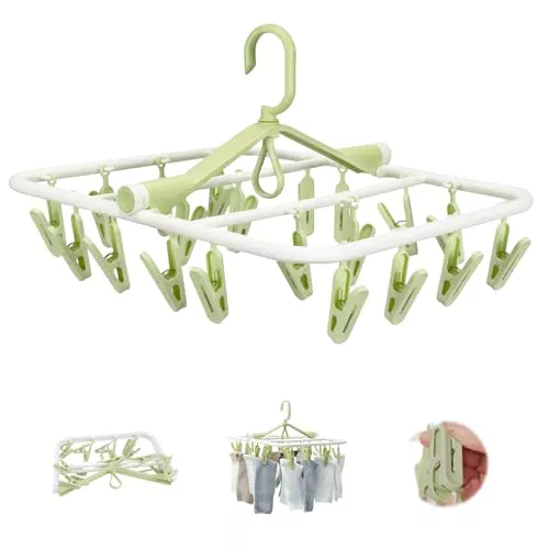 Tendederos Plegables con 20 Pinzas