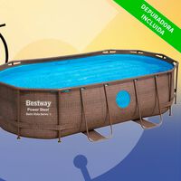 Leroy Merlin tiene la piscina ideal para disfrutar del verano en casa: se instala sin obras, incluye depuradora y ¡está rebajada!