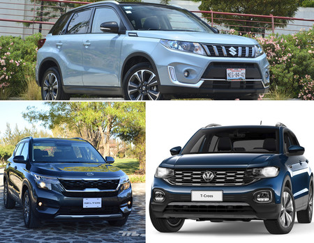 KIA Seltos vs. Suzuki Vitara vs. Volkswagen T-Cross: ¿cuál B-SUV conviene comprar en México?
