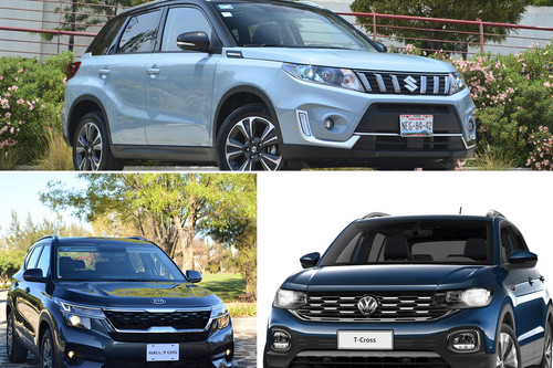 KIA Seltos vs. Suzuki Vitara vs. Volkswagen T-Cross: ¿cuál B-SUV conviene comprar en México?
