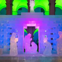Arte efímero: el belén de hielo de Graz, Austria 