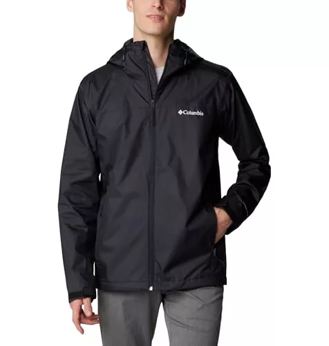Columbia Inner Limits Jacket, Chubasquero Impermeable para Hombre, Black, Talla M