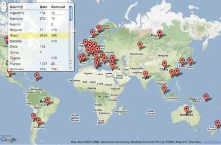 Google traza el mapa de la censura gubernamental
