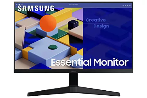 Samsung LS24C312EAUXEN - Monitor de 24" FullHD (1920 x 1080, 16:9, 75Hz, 5ms, Diseño sin Bordes, LED, Panel IPS, AMD FreeSync, Modo Eye Saver, Flicker Free), Negro