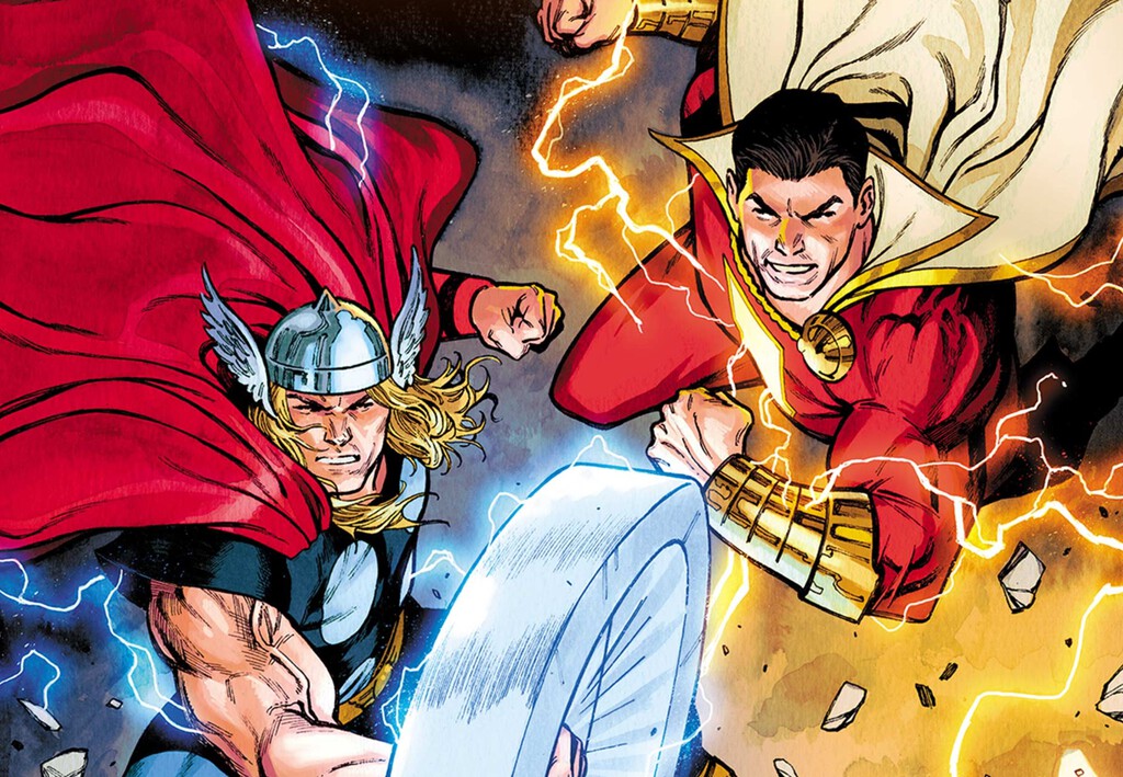 Marvel y DC lanzan un nuevo crossover gratis por tiempo limitado: el cómic digital de Thor y Shazam