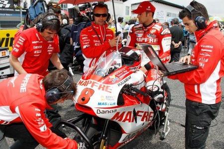 Post GP Portugal 2011: Héctor Barberá se lesiona una vértebra en la caída de la curva cuatro