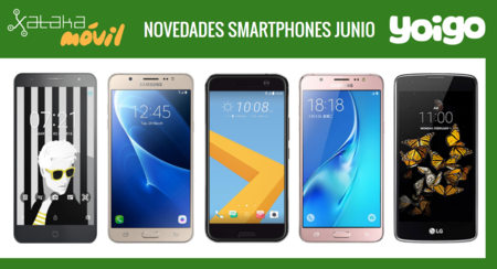 Precios HTC 10, Samsung Galaxy J7, Galaxy J5, LG K8 y Alcatel Pop 4 con Yoigo en junio