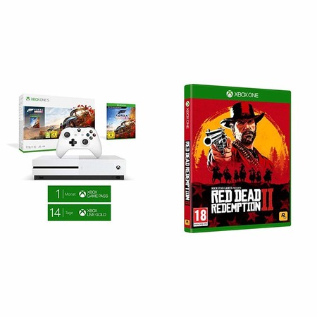 Consola Microsoft Xbox One S de 1TB + Forza Horizon 4 + Red Dead Redemption 2 por sólo 249 euros